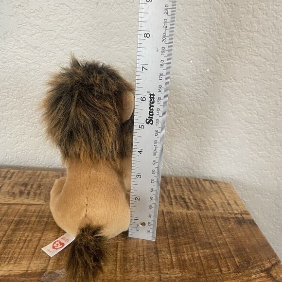 Ty velvet CECIL In Memory of Zimbabwe Lion 2002-2015 Medium Buddy size 9" - Picture 7 of 8